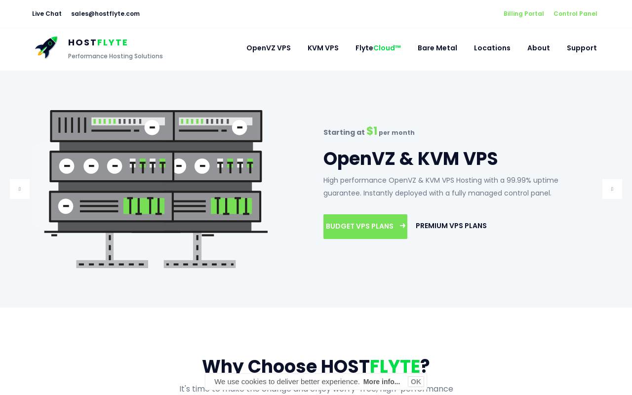HOSTFLYTE 官网截图